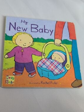 Baby Walker Cartoon Shoes Printed Baby Book Cover - Pink & Purple